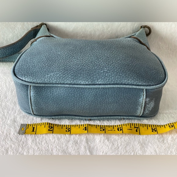 Vintage Y2K blue mini vegan purse handbag - Picture 9 of 10
